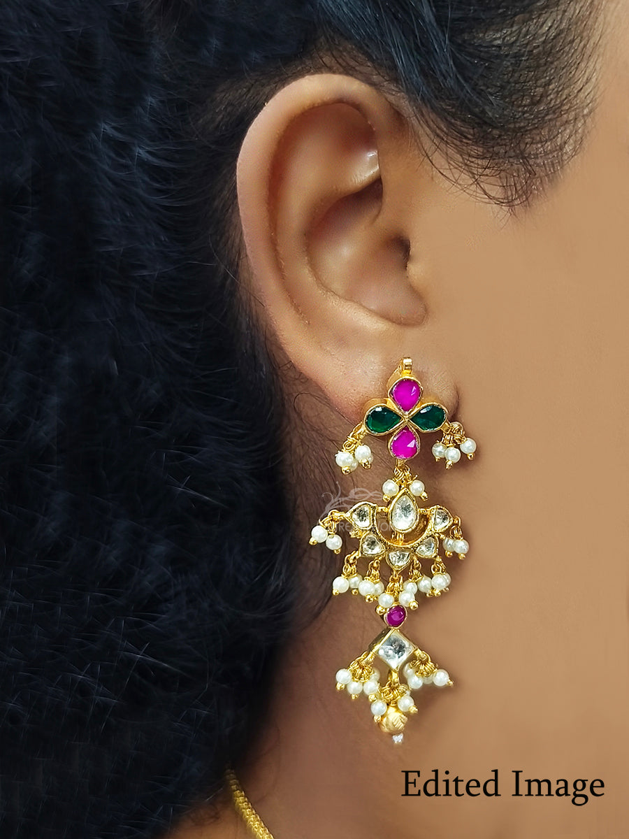 Jadau Earrings