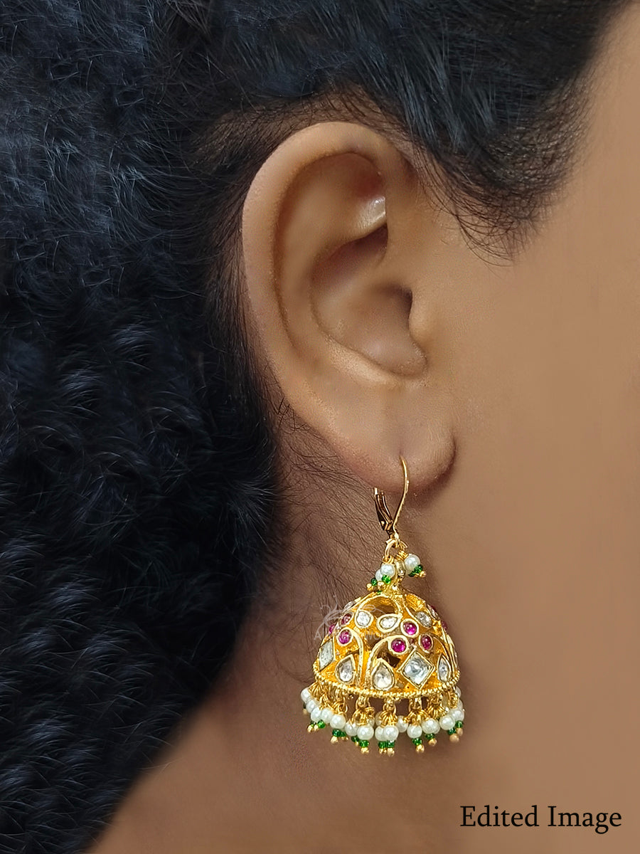 Jadau Jhumkas