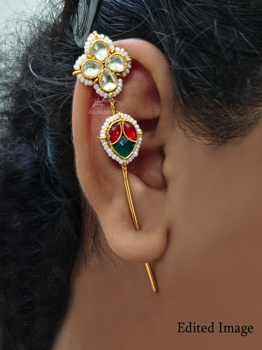 Jadau Earrings(cuffs)