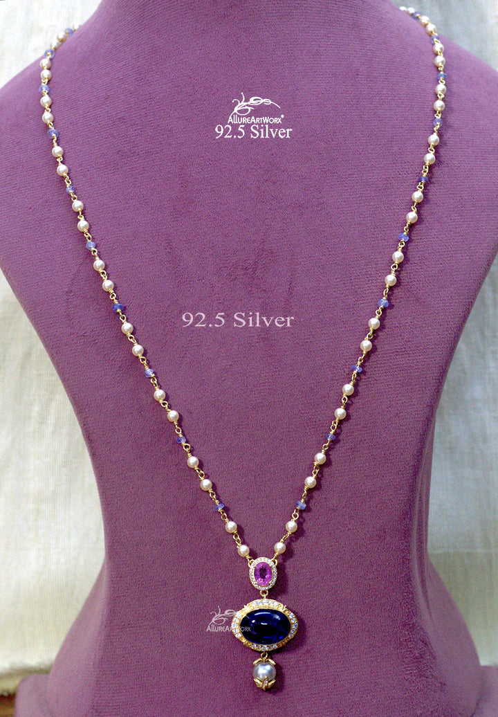 Maryl Silver Neckpiece(long)