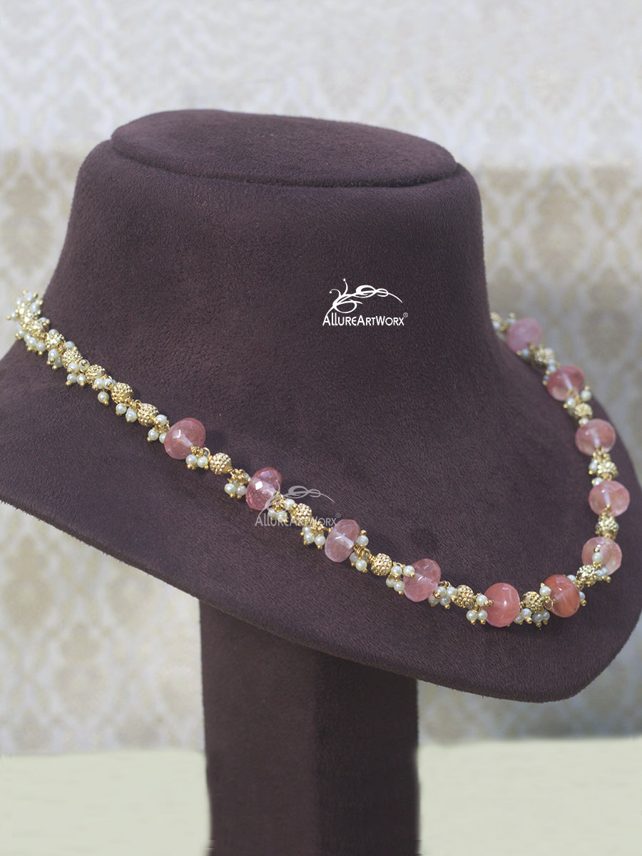 Cherry Quartz Neckpiece