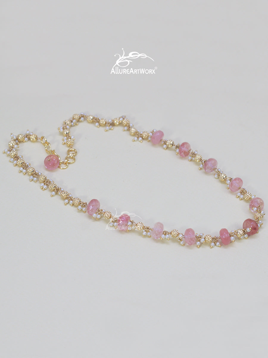 Cherry Quartz Neckpiece