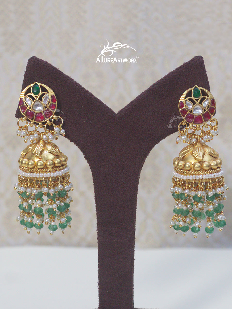 Jadau Jhumkas(long)