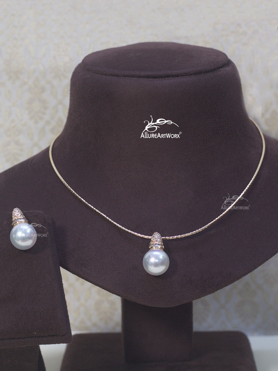 Pearl Cz Set