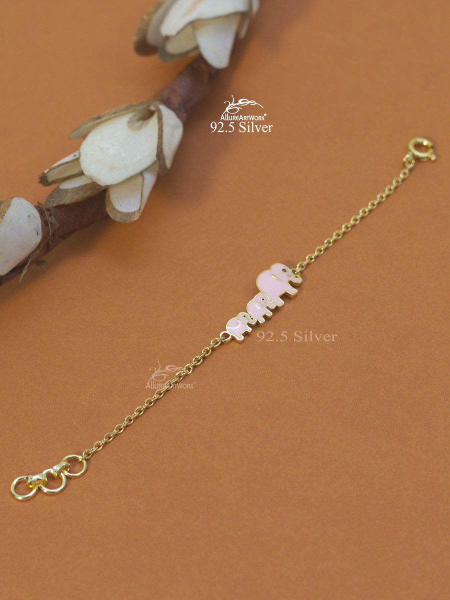 Elephant Silver Bracelet