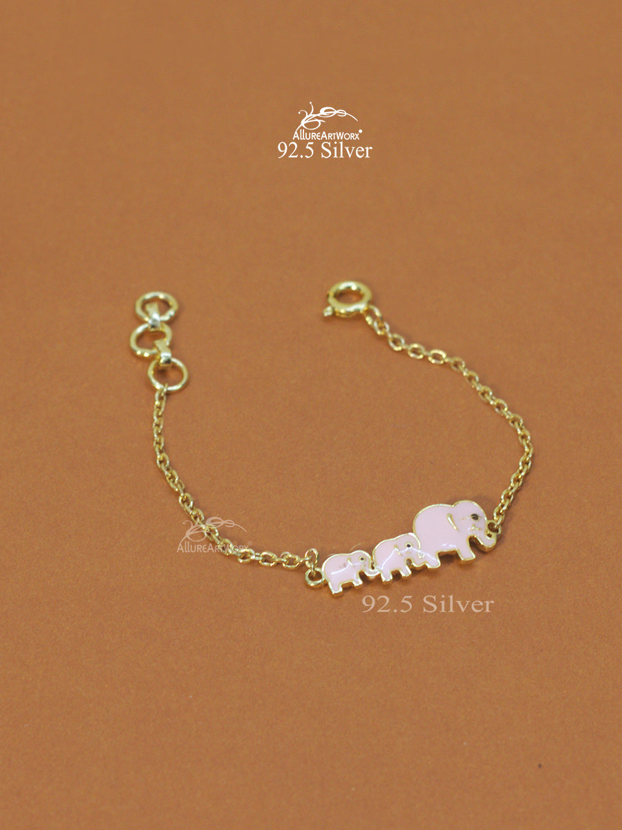 Elephant Silver Bracelet
