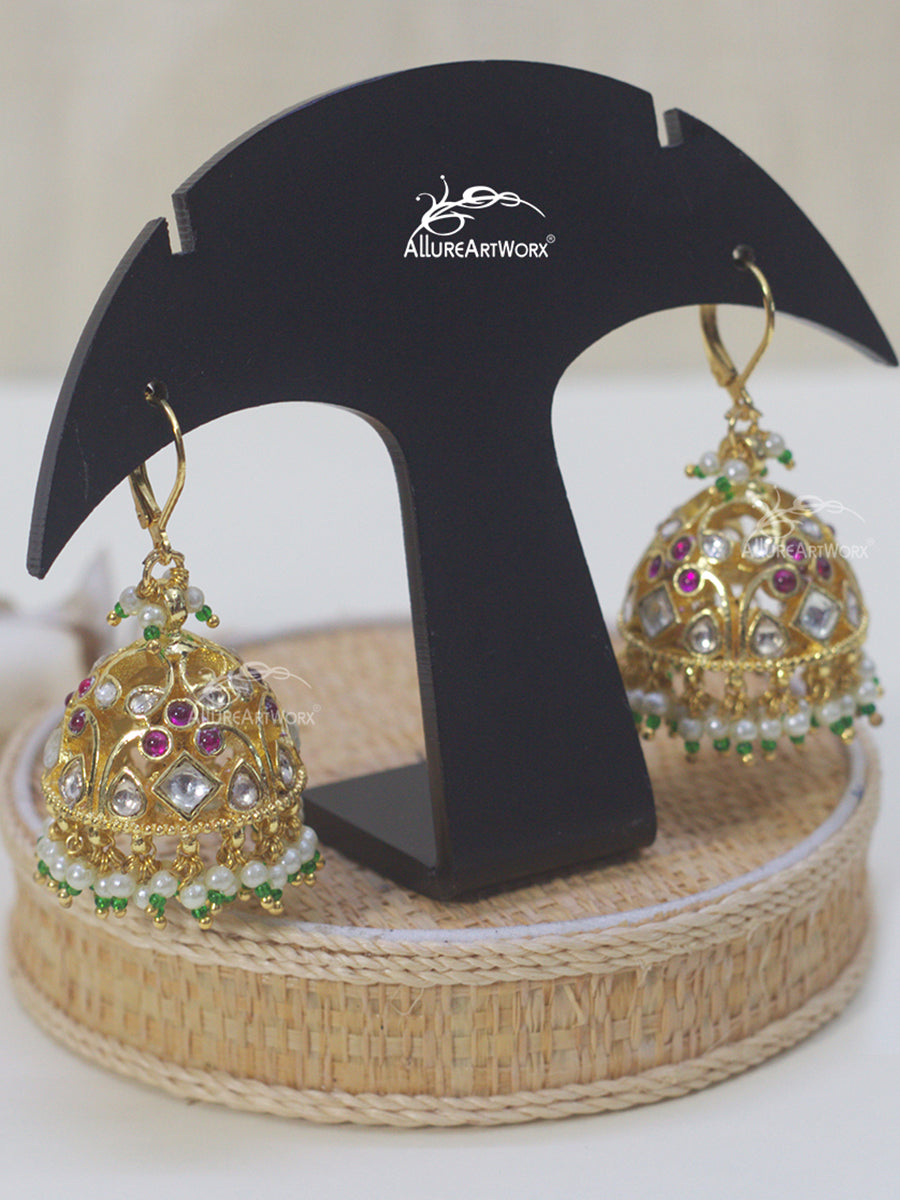 Jadau Jhumkas