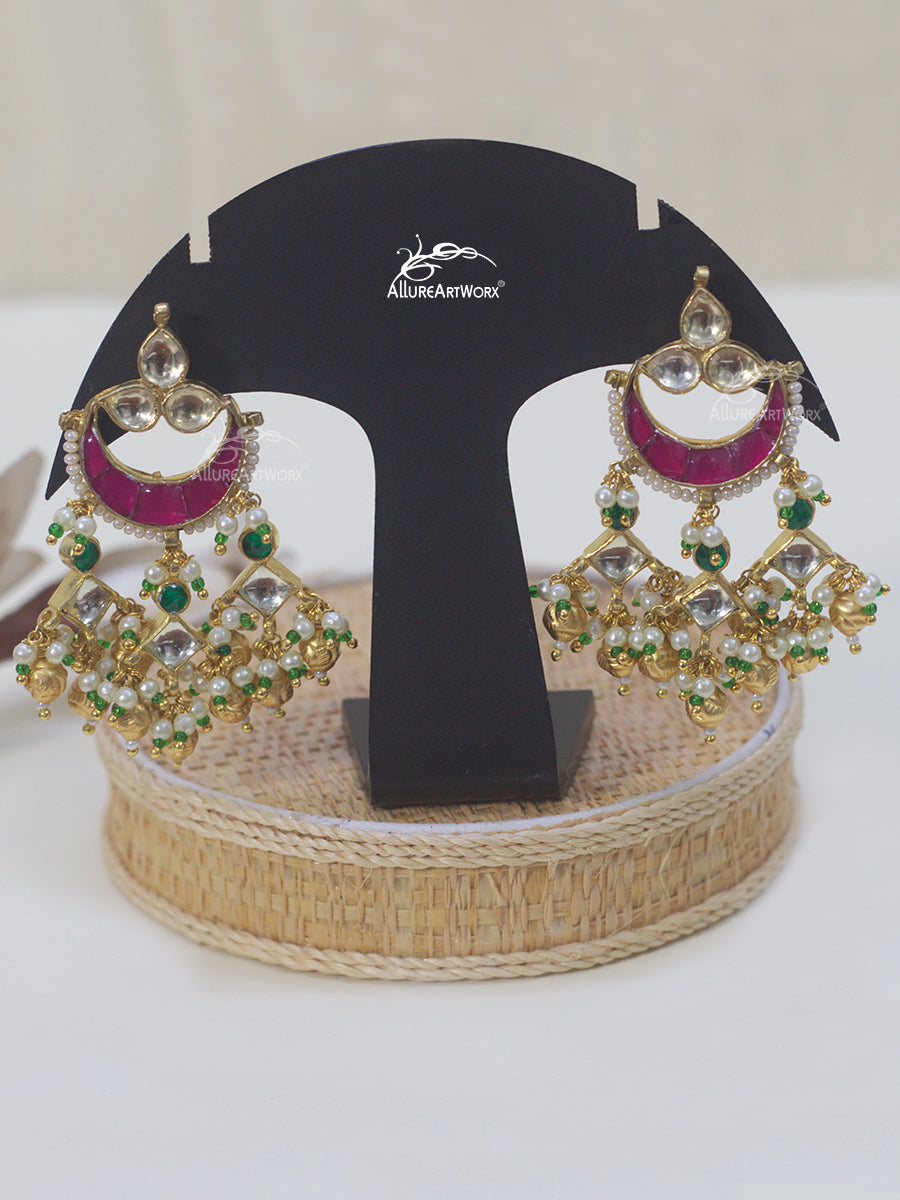 Jadau Earrings