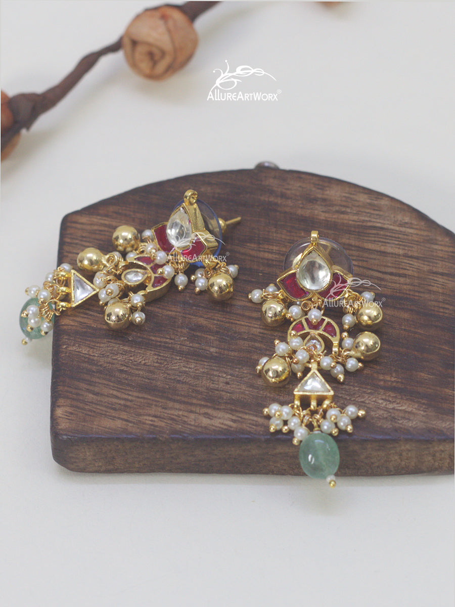 Jadau Earrings