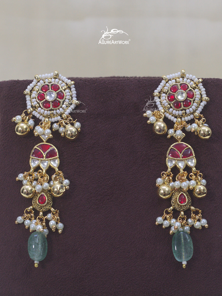 Jadau Earrings(long)