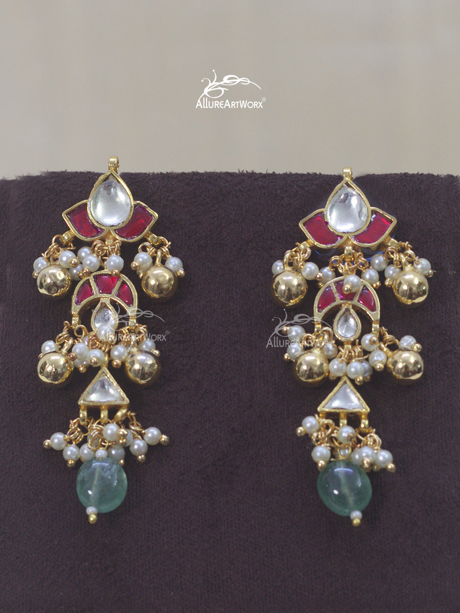 Jadau Earrings