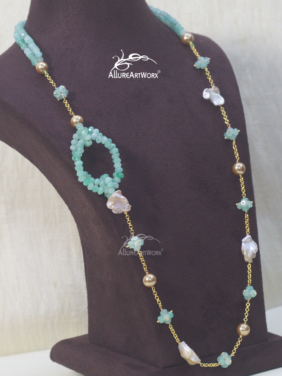 Jade Baroque Neckpiece