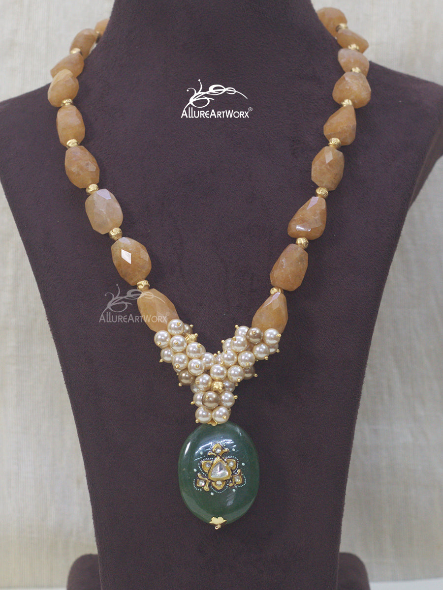 Jade Aventurine Neckpiece