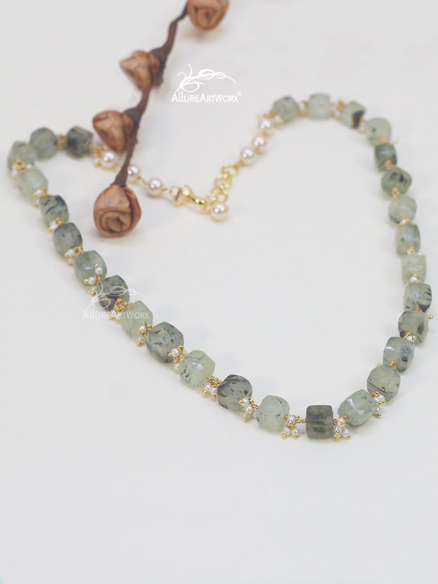 Prehnite Neckpiece