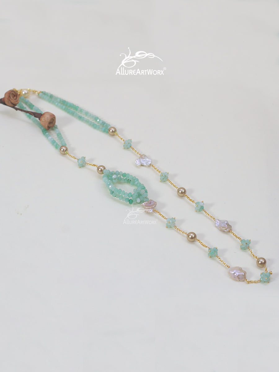 Jade Baroque Neckpiece