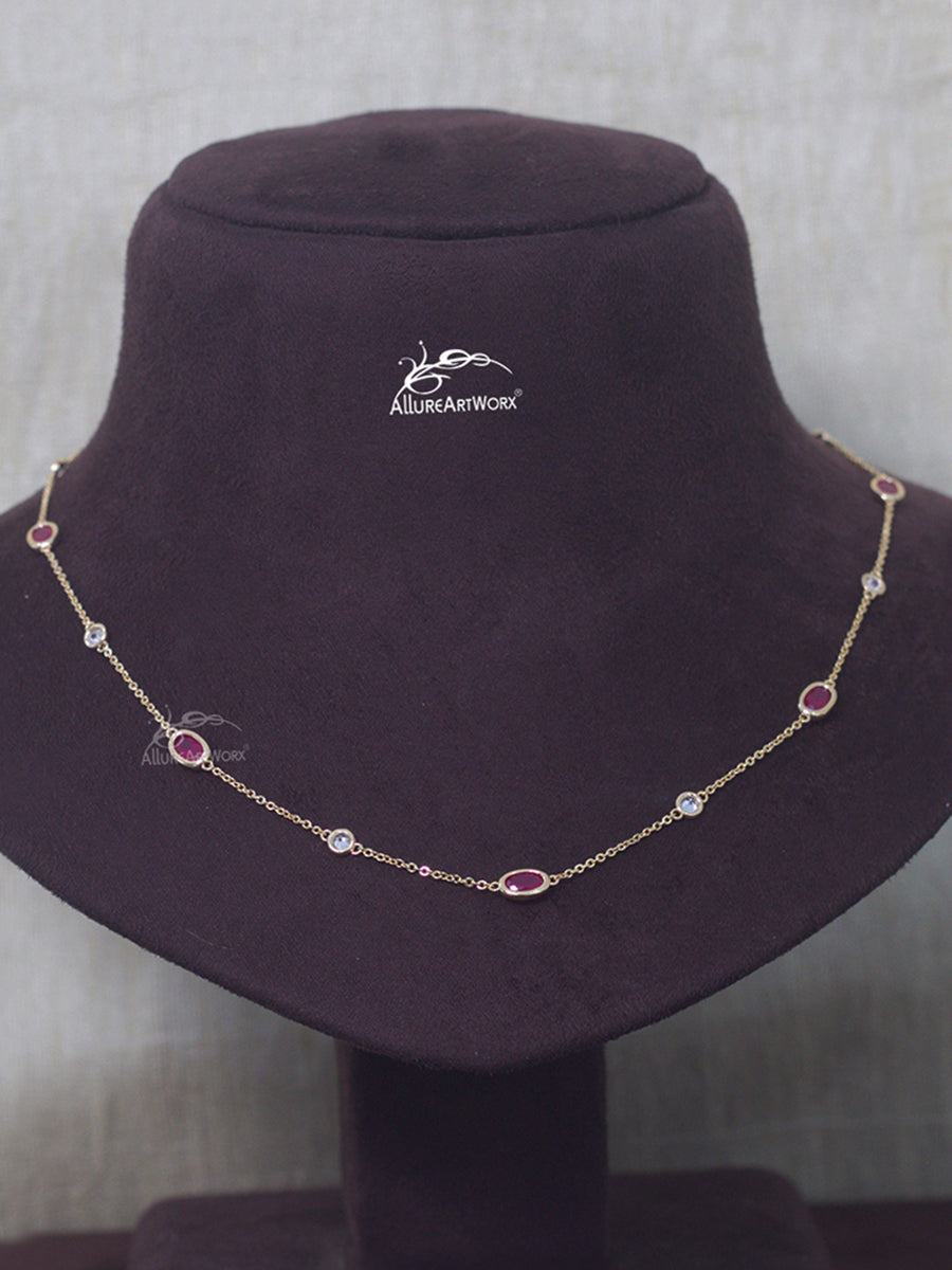 Colourful Chain(Dark Pink)