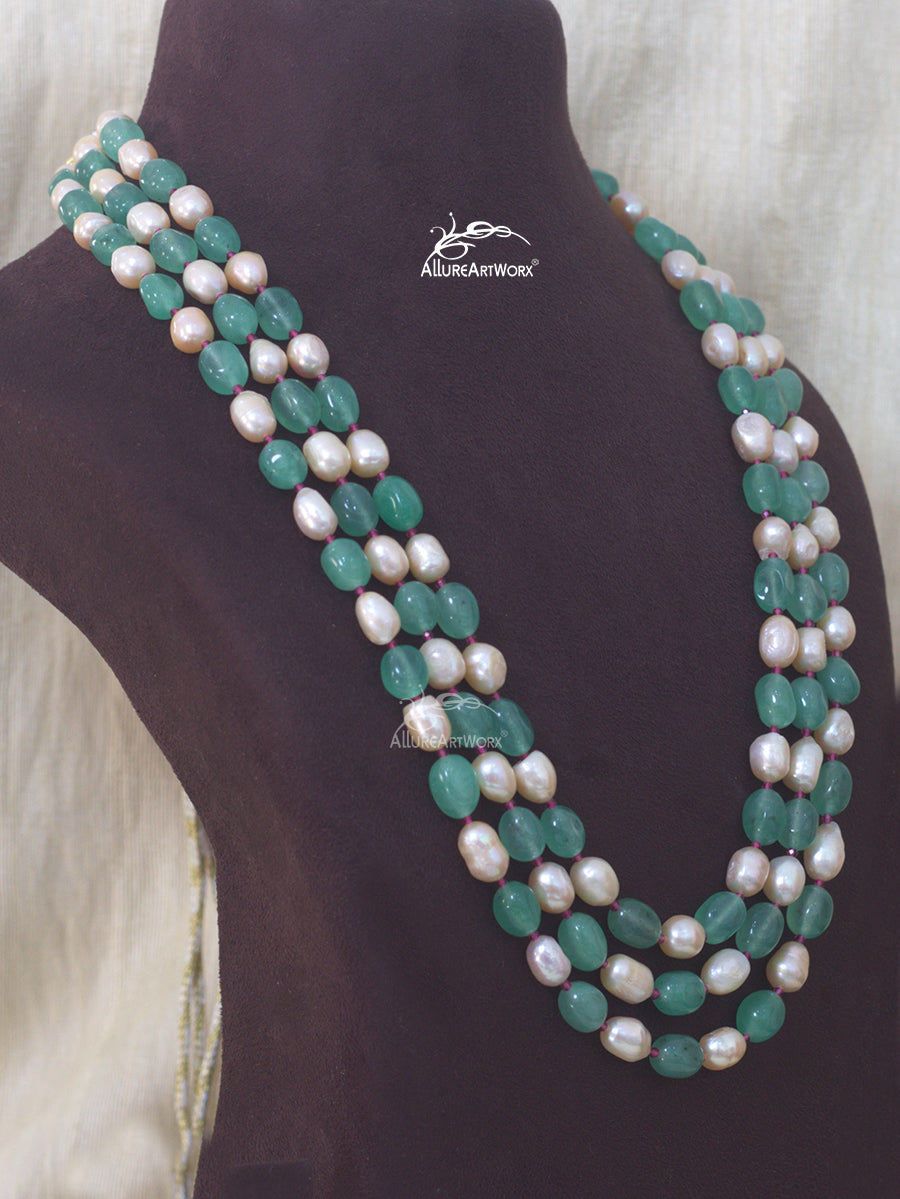 Quartz Pearl Neckpiece