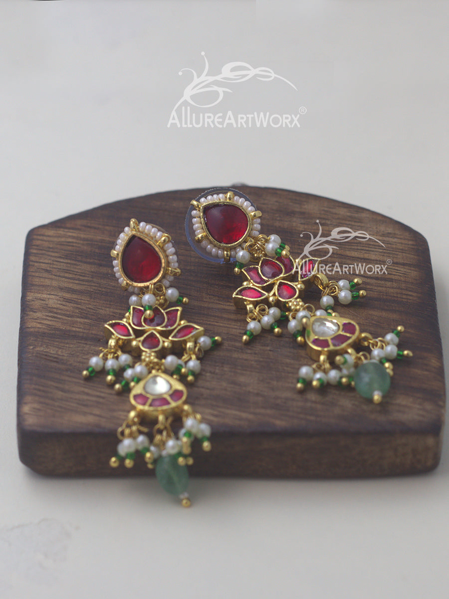 Jadau Earrings