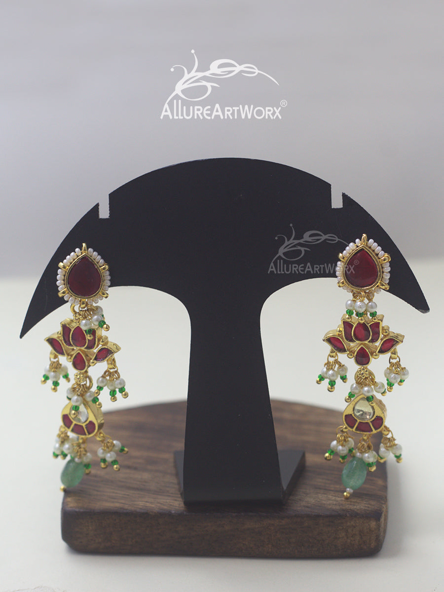 Jadau Earrings