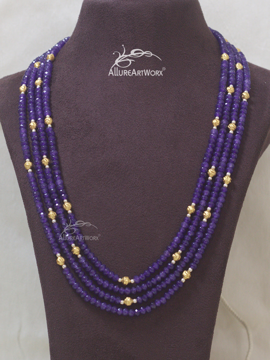 Purple Jade Neckpiece