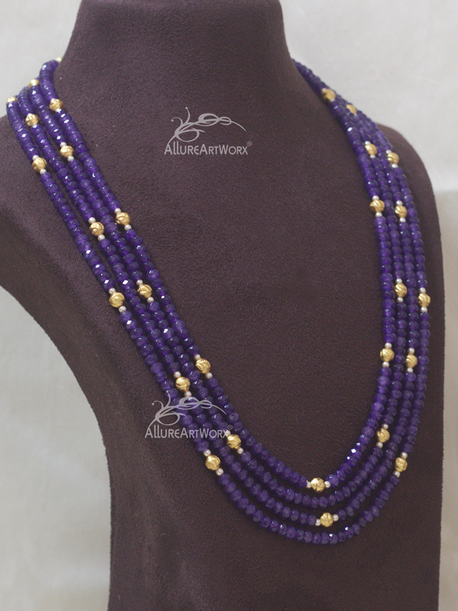 Purple Jade Neckpiece