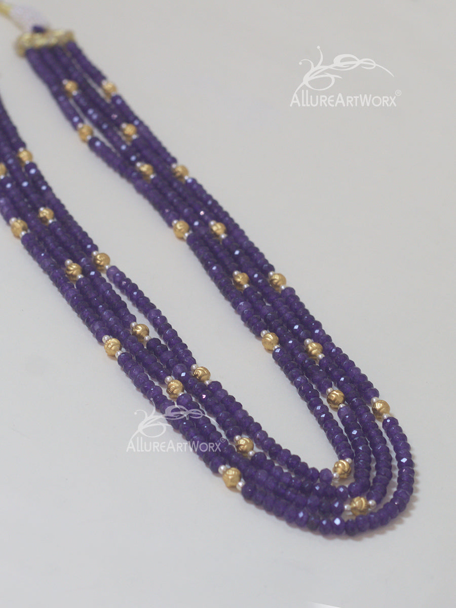 Purple Jade Neckpiece