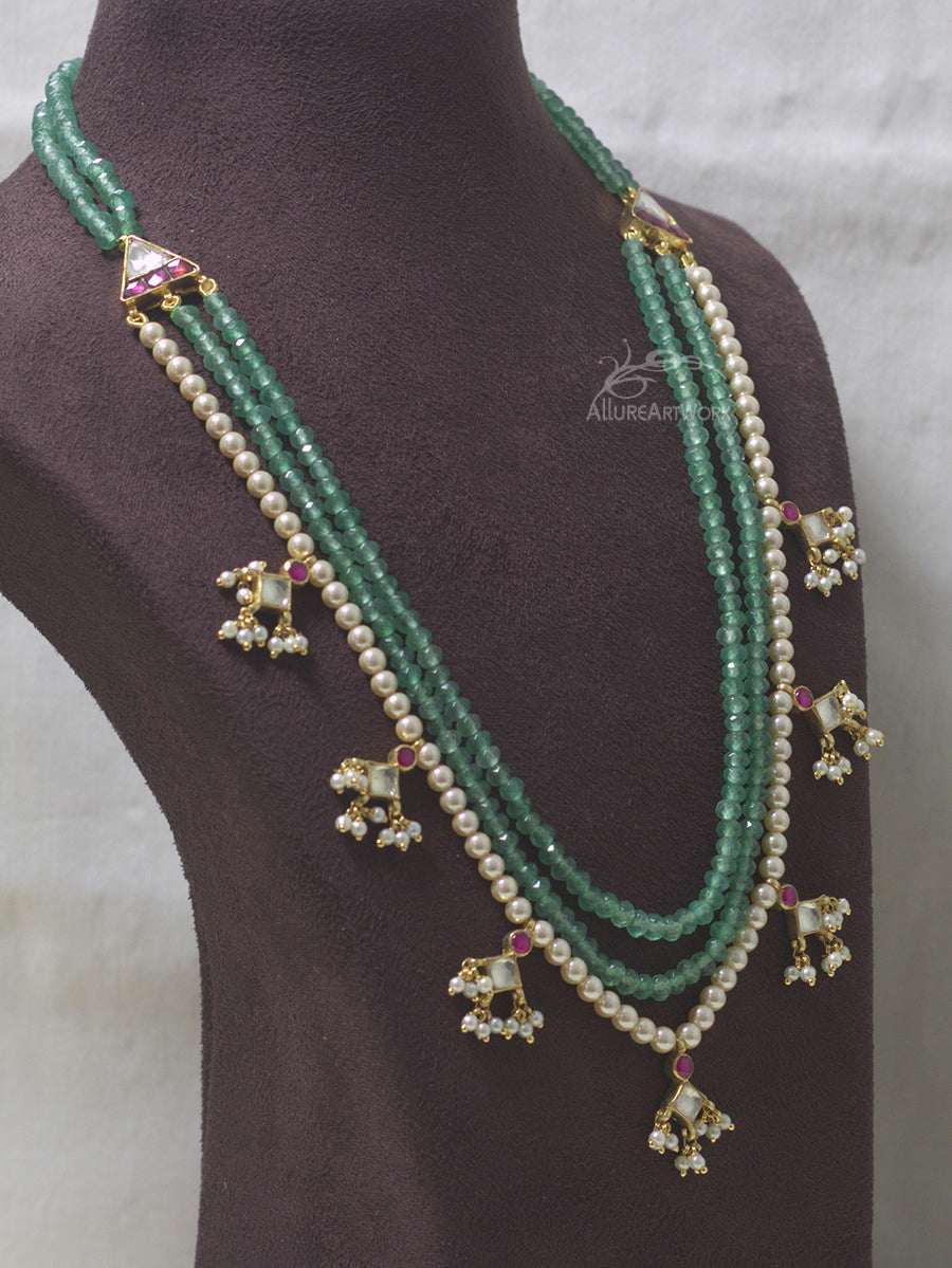 Jade Kundan Neckpiece