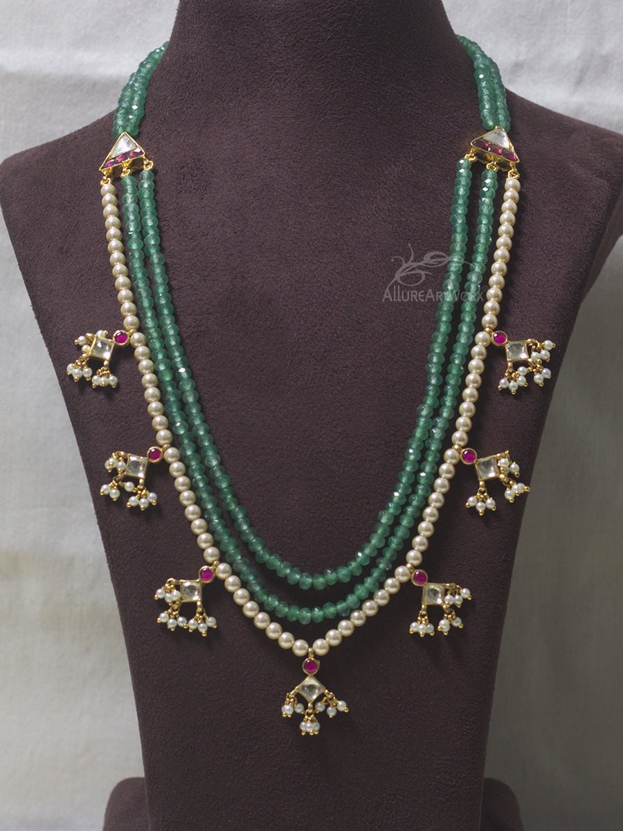 Jade Kundan Neckpiece