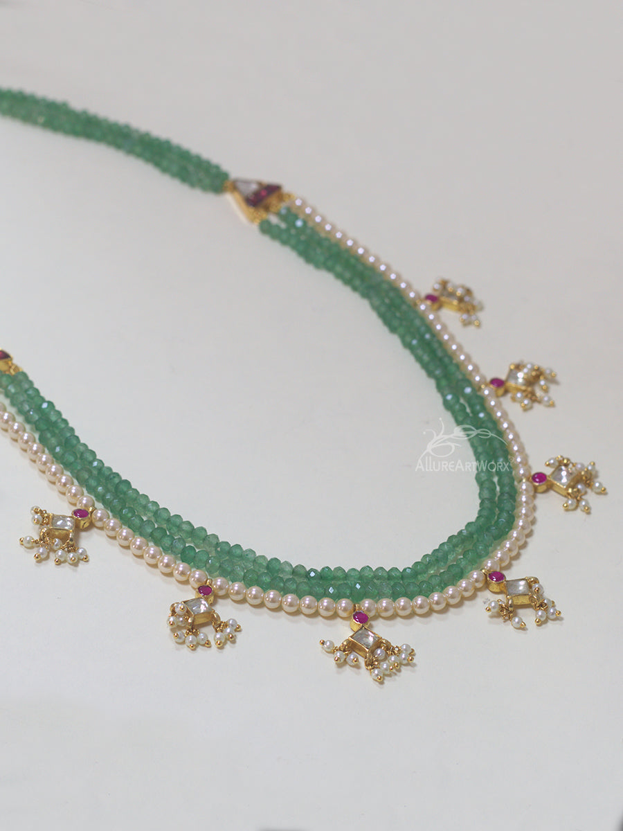 Jade Kundan Neckpiece
