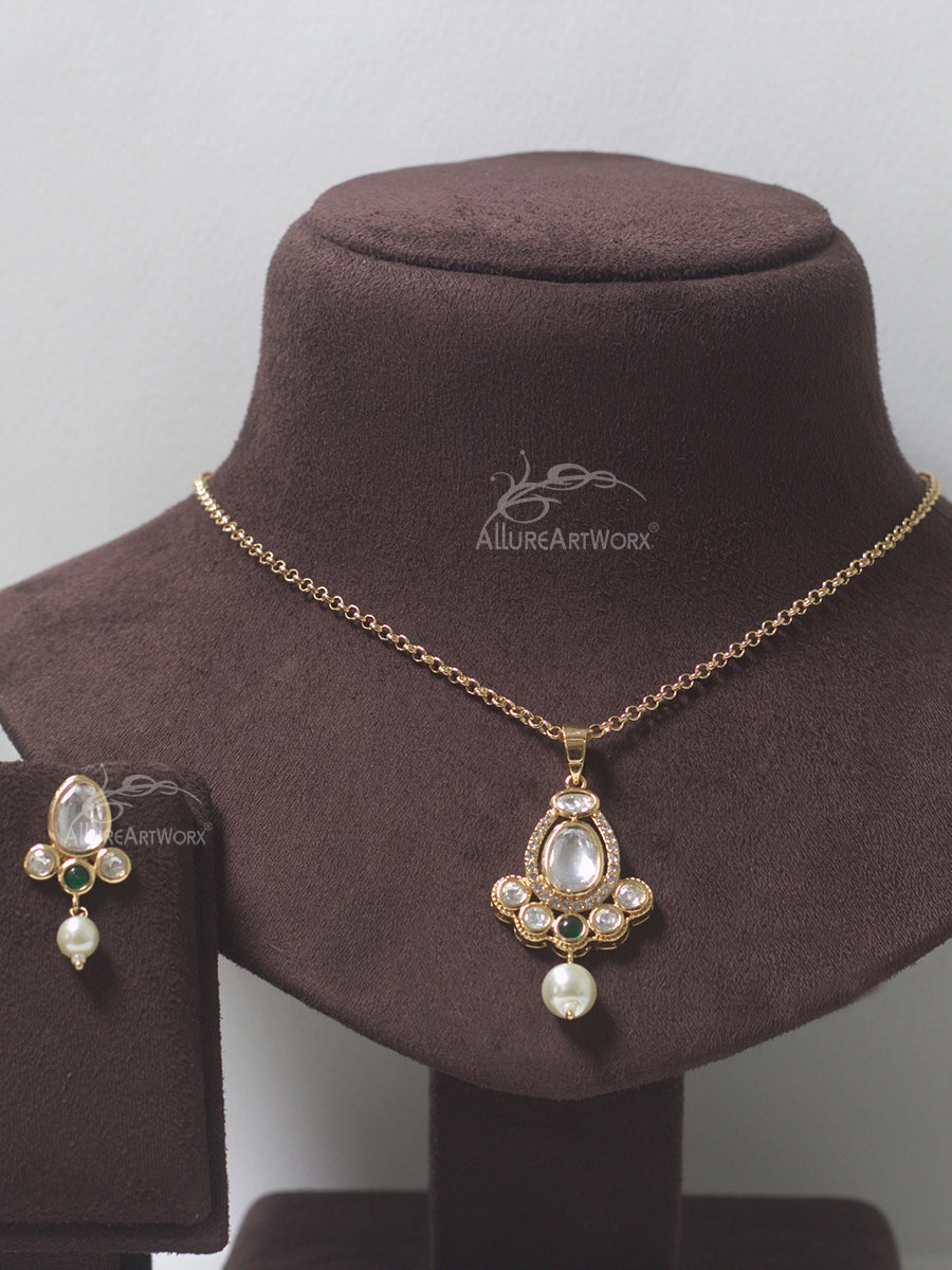 Kundan Set(Green)