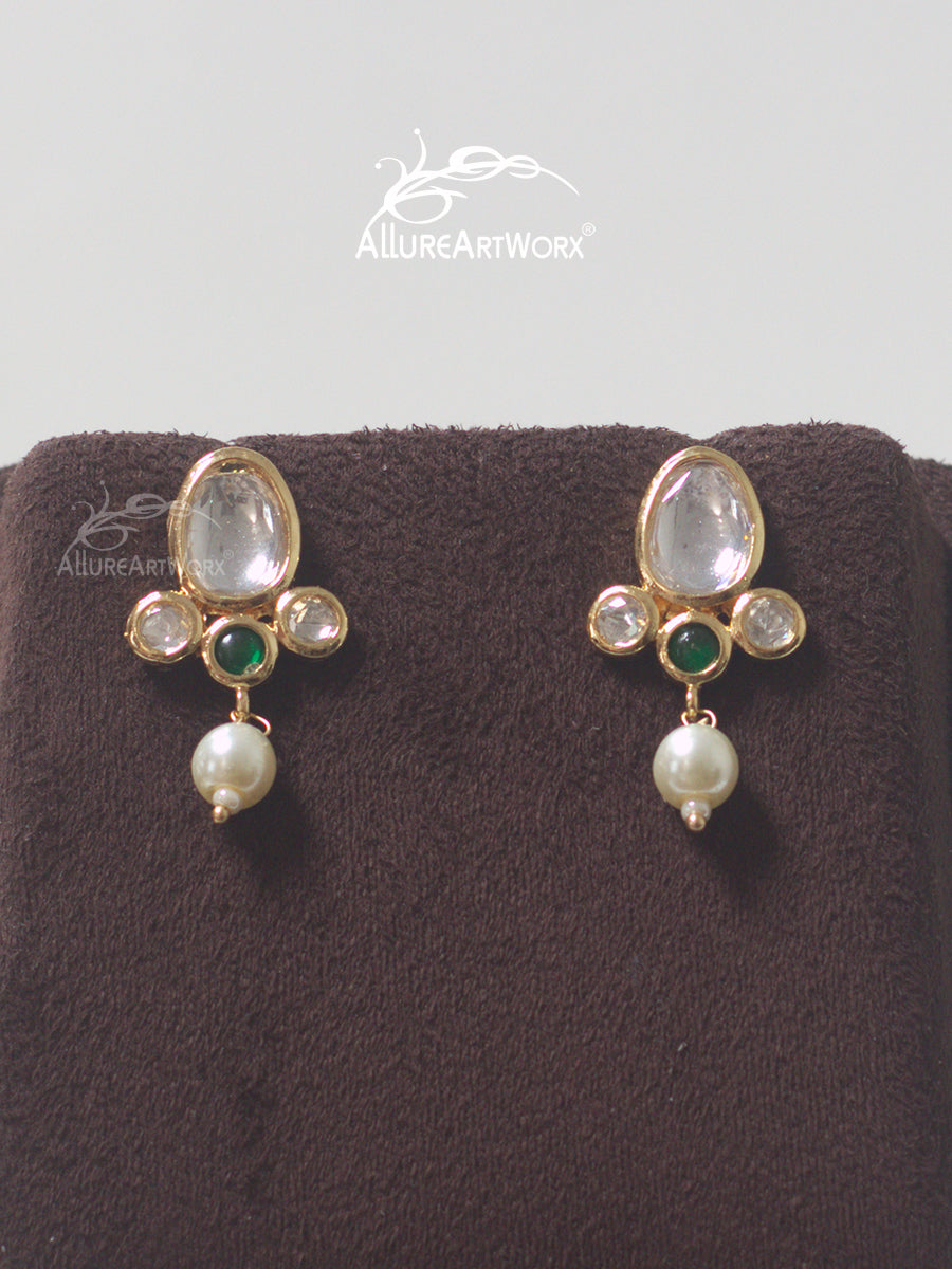Kundan Set(Green)