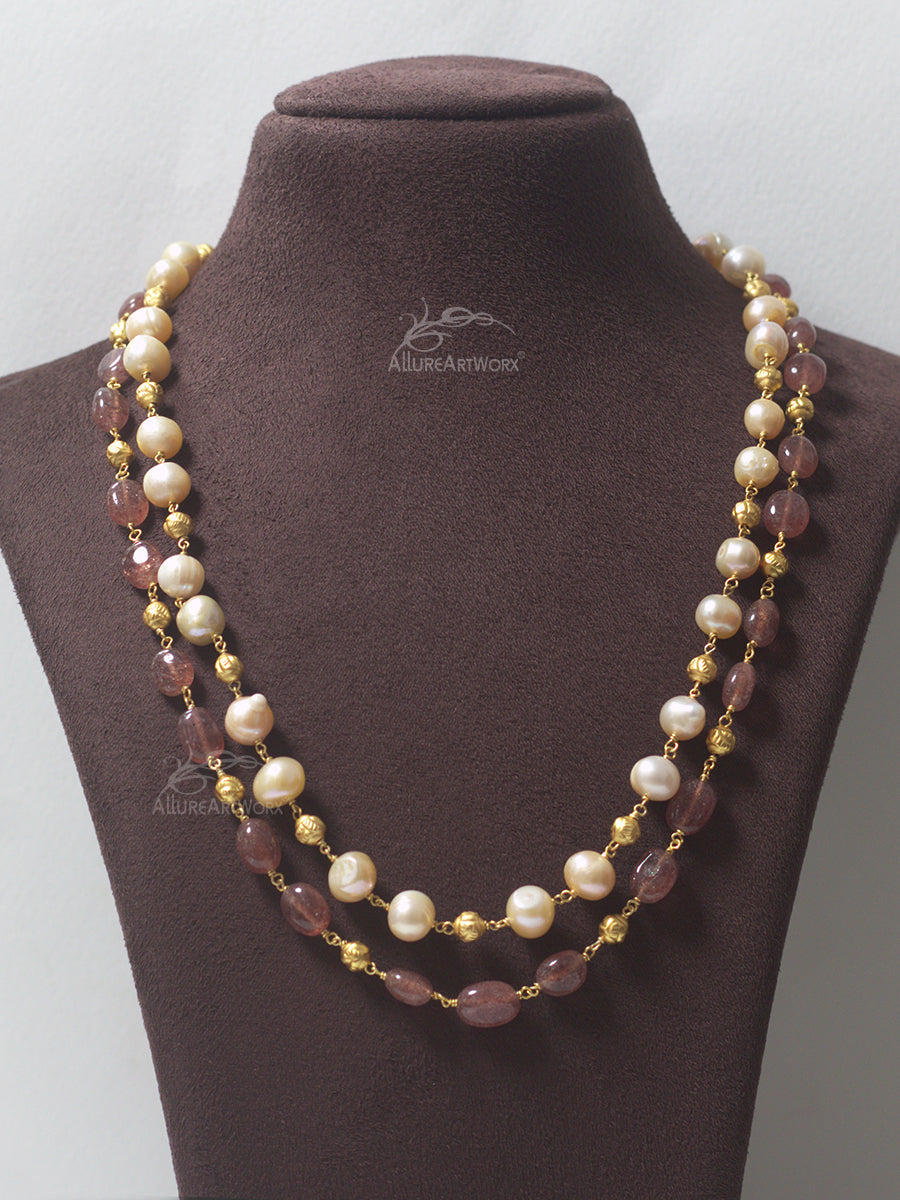 Pearl Quartz Neckpiece
