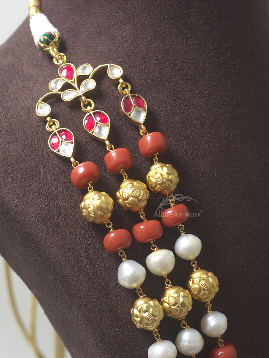 Pearl Coral Neckpiece(long)