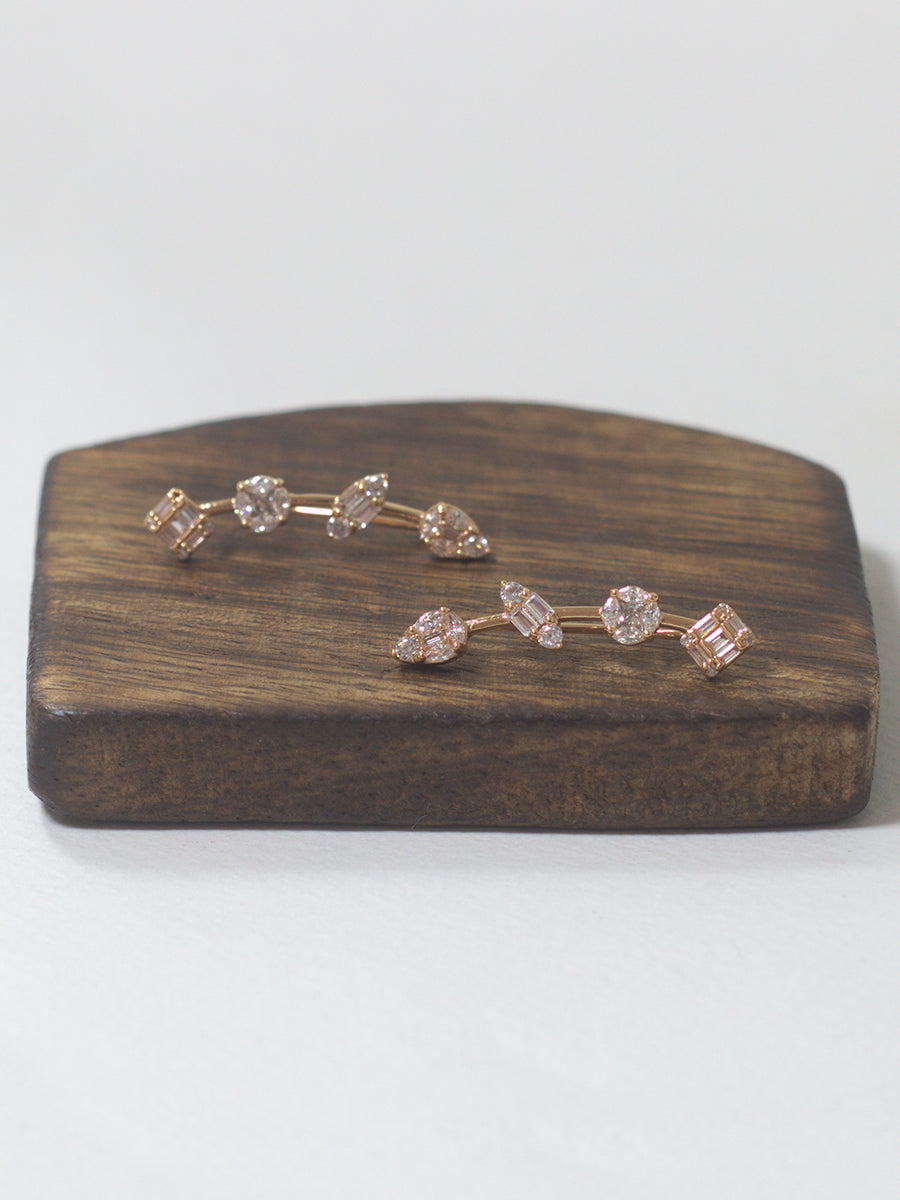Dazzling Earrings(Earcuffs)