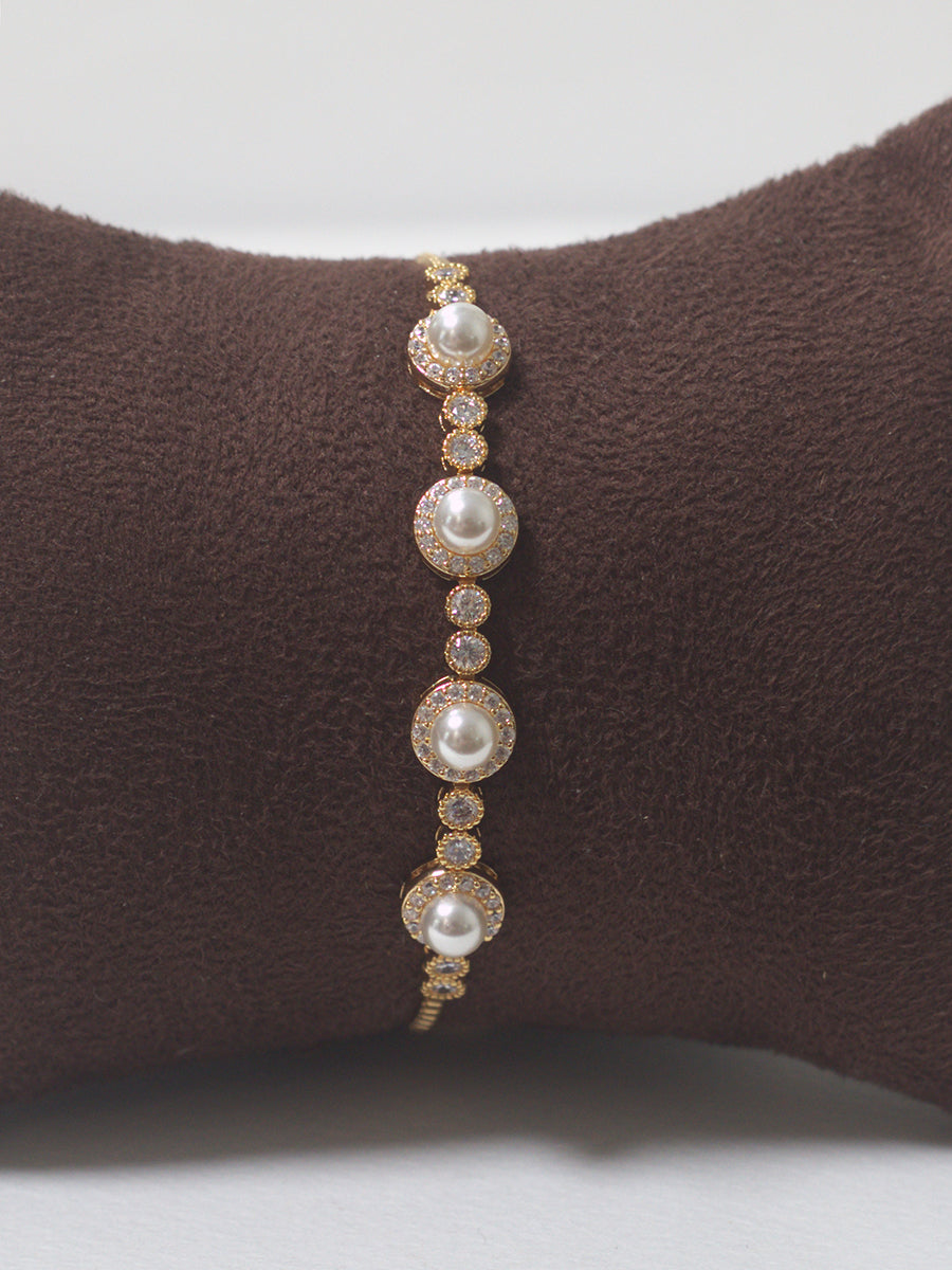 Pearl Cz Bracelet