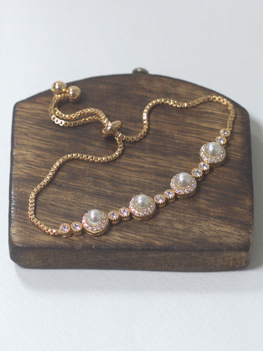 Pearl Cz Bracelet