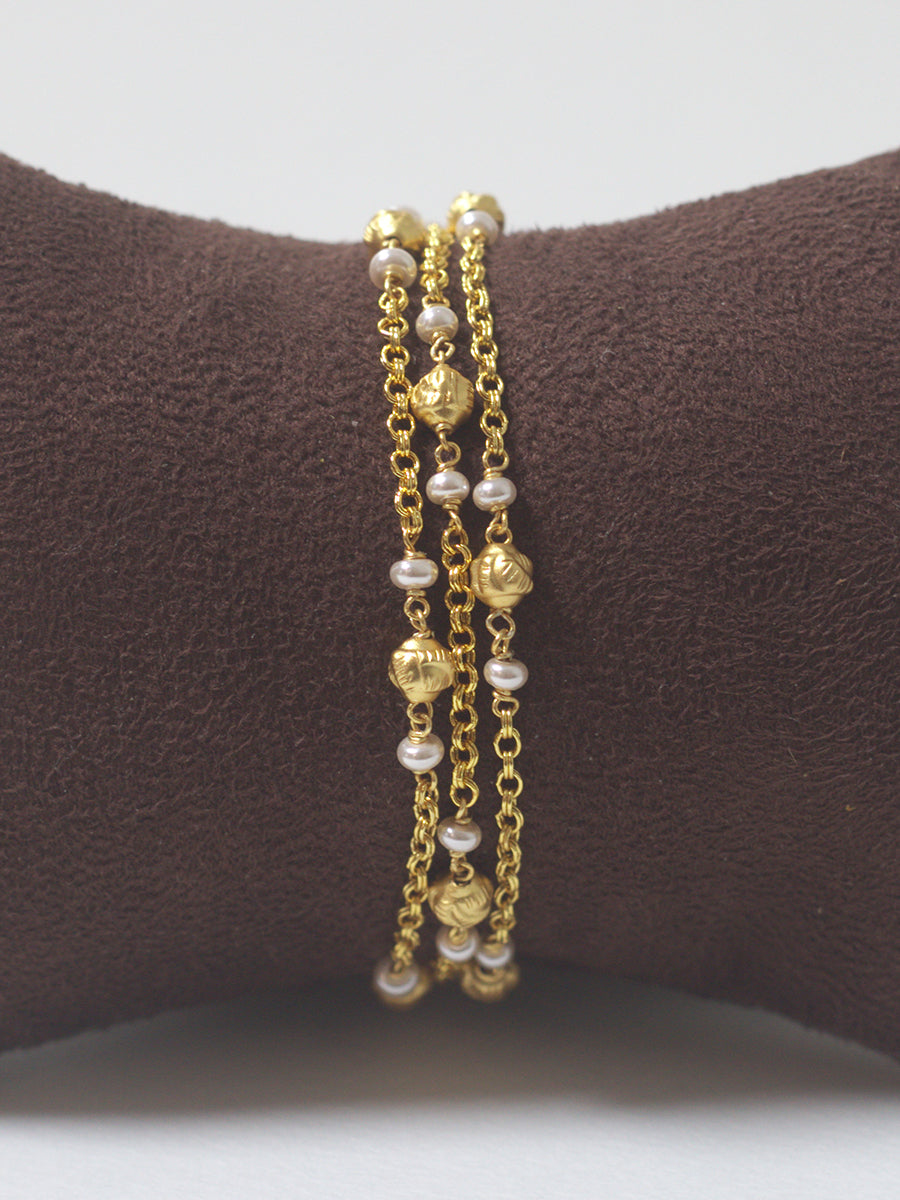 Chain Bracelet(Pearls)