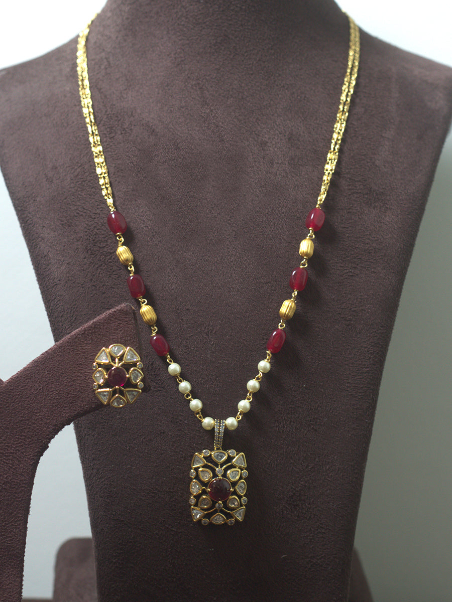 Trendy Set(Dark pink-victorian)
