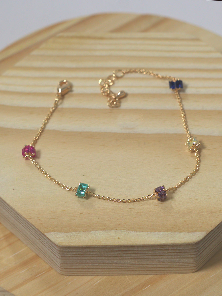 Colourful Tennis Bracelet
