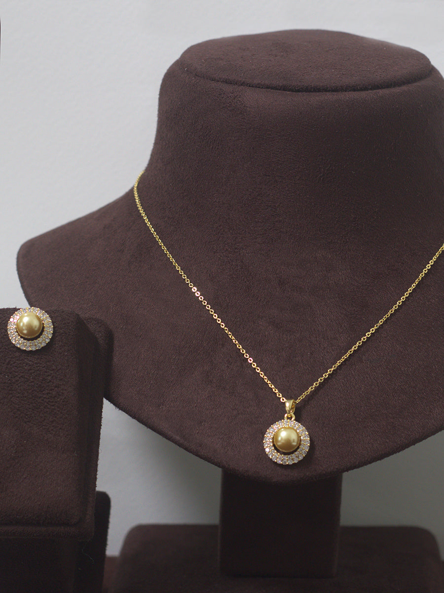 Pearl Cz Set