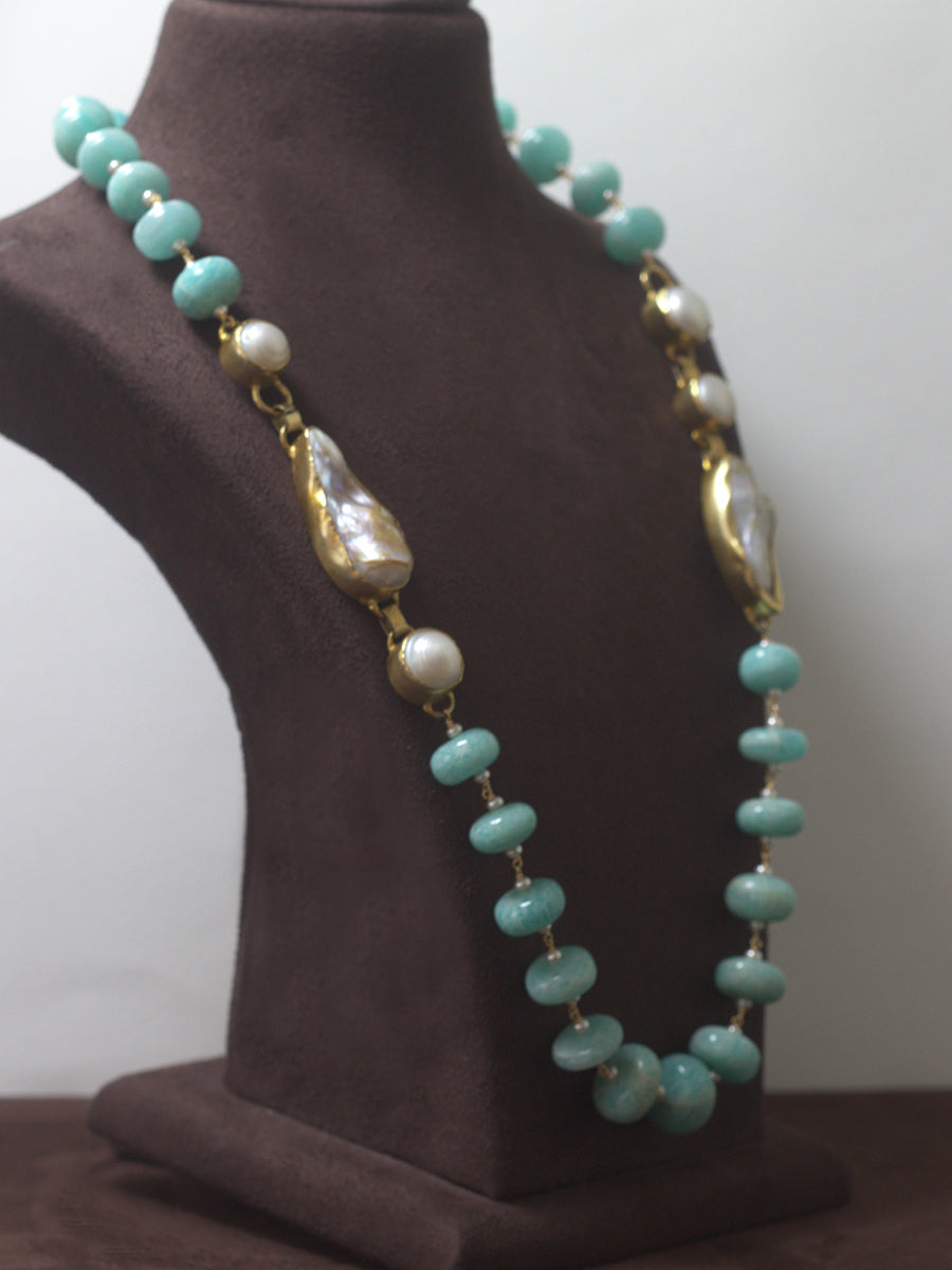 Amazonite Barqoues Neckpiece