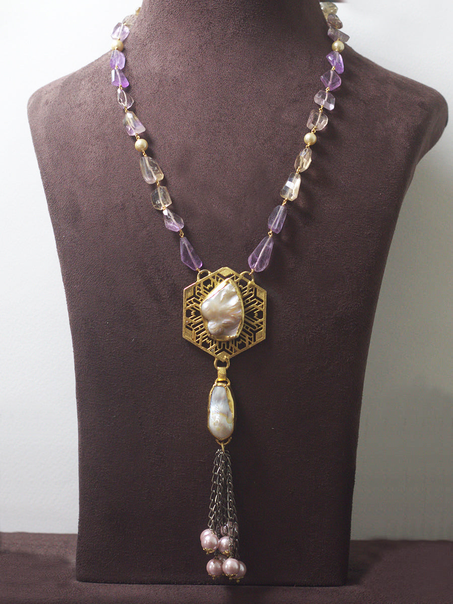 Ametrine Baroques Neckpiece