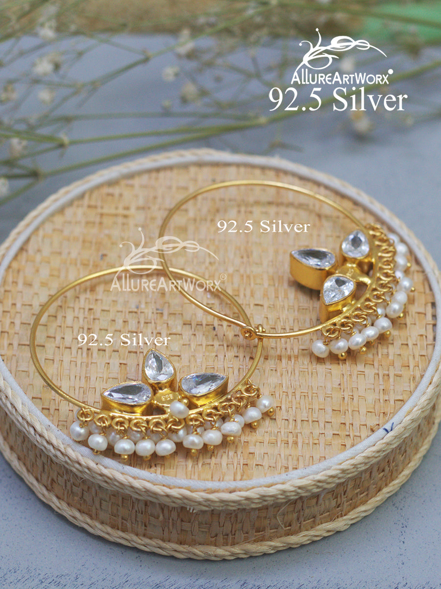 Perianth Silver Earrings(2 way)