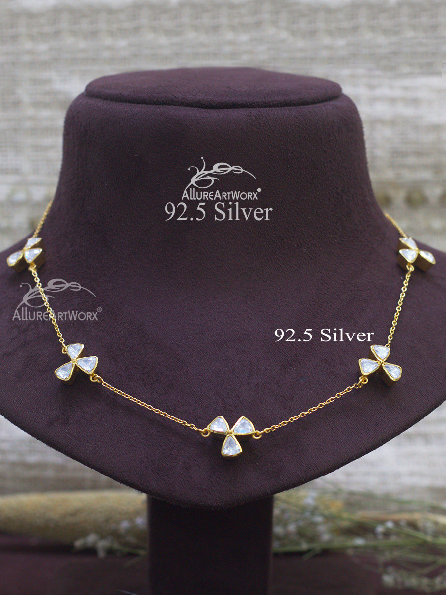 Clover Silver Chain