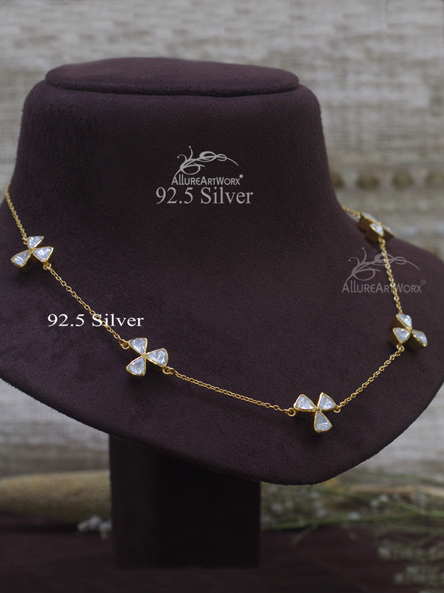 Clover Silver Chain