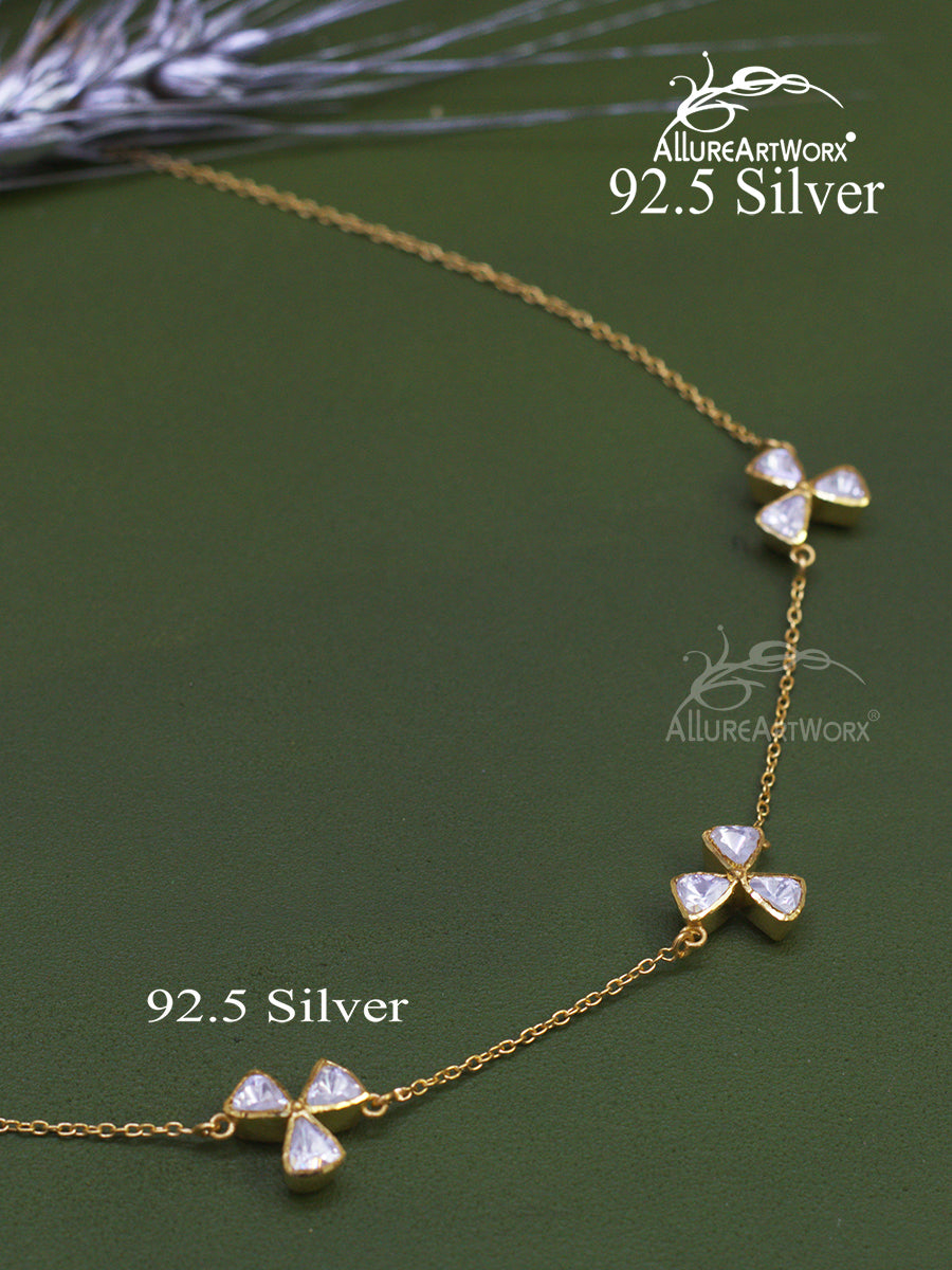 Clover Silver Chain