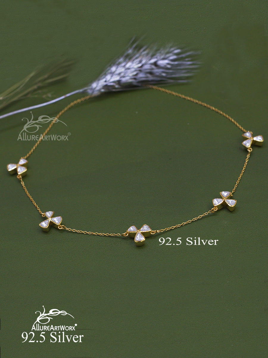 Clover Silver Chain