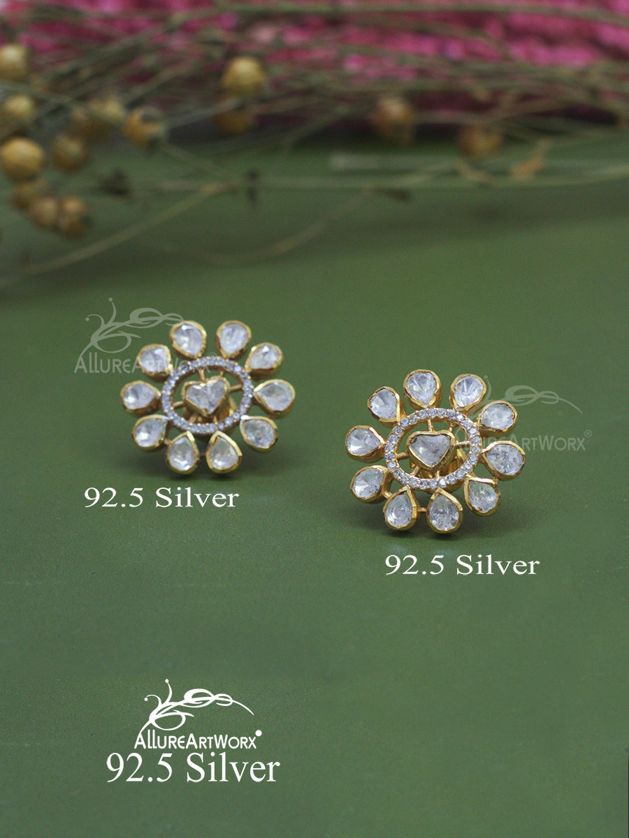 Blooming Silver Earrings