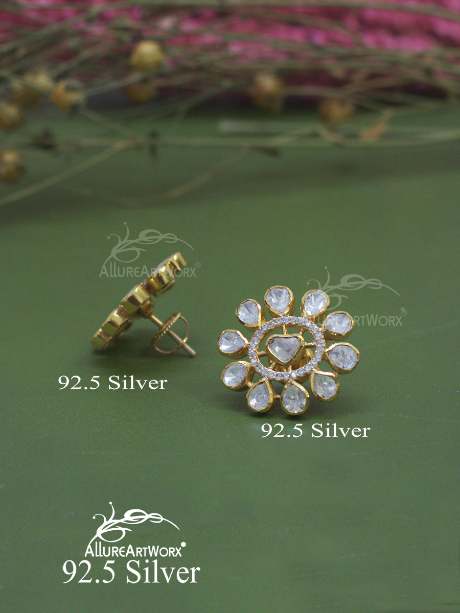 Blooming Silver Earrings