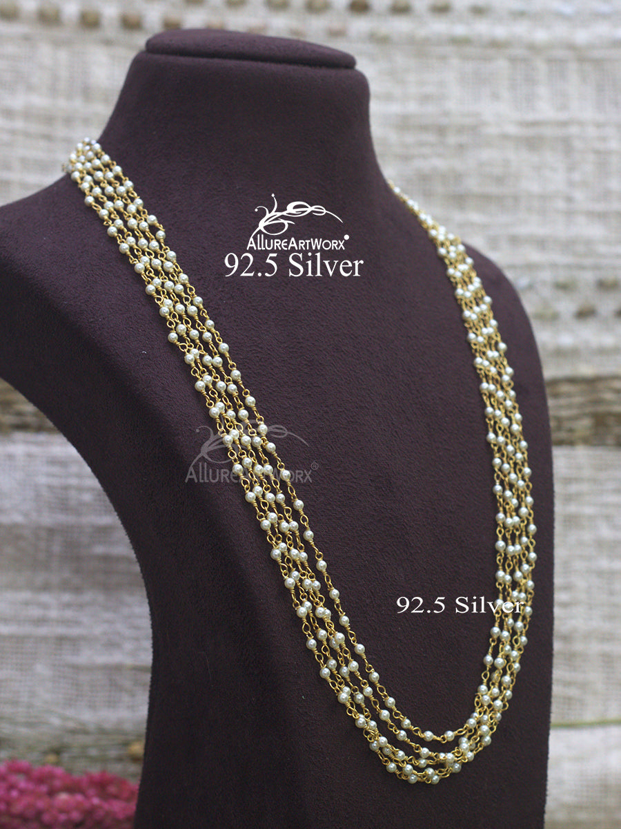 Nithila Silver Neckpiece